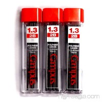 Kokuyo Campus Mechanical Pencil Lead  1.3mm  2B (PSR-C2B13N)  16 Leads ×3 Pack/total 48 Leads (Japan Import) - B00Z9F710I
