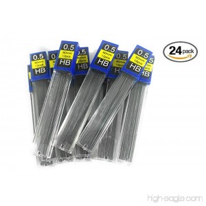 Lead Refill 0.5mm Rotring Mechanical Pencil Leads- HB 288 units (24 tubes Each tube contains 12 pieces of lead) - B0742GRD8R