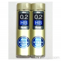 Pentel Ain Pencil Leads 0.2mm HB  10 Leads X 2 Pack/total 20 Leads (Japan Import) [Komainu-Dou Original Package] - B00N3MZGV0