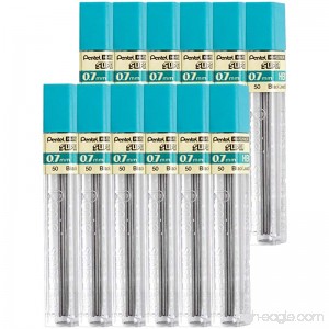 Pentel Super Hi-Polymer Mechanical Pencil Lead Refills 0.7mm Medium HB 144 Leads - B00GSW09FU