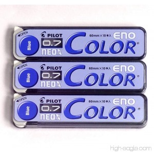 Pilot Color Mechanical Pencil Lead Eno 0.7mm Blue 10 Lead ×3 Pack/total 30 Leads (Japan Import) [Komainu-Dou Original Package] - B00Z6A3P1U