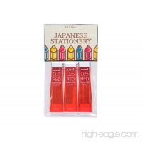 Uni Mechanical Pencil Lead Nano Dia 0.5mm  Color Red  20 leads x 3 Packs (Total 60 leads) Japanese Stationery Original Package - B07DFT7N5R