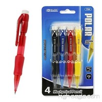 4-Pack Mini 0.7mm Mechanical Pencils Rubber Grip  Eraser by Bazic - B0141N87ME