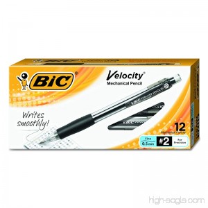 BIC Velocity Original Mechanical Pencil Fine Point (0.5mm) 12-Count - B0007L1VM8