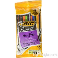 BIC Xtra-Life Mechanical Pencil  Clear Barrel  Medium Point (0.7mm)  10-Count - B00260X7F2