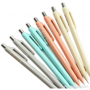 GANSSIA Colorful Series Design 0.5mm Mechanical Pencils With Eraser Pack of 8 Pcs - B01K1SBMYS
