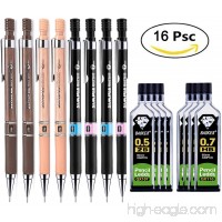 Mechanical Pencil Set  16 Pieces 0.5 mm and 0.7 mm Mechanical Pencils with HB/2B Lead Refills for Writing  Drawing  Signature - B07F8Q3SP1