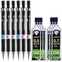 Mechanical Pencil Set  ExcelFu 12 Pieces 0.5 mm and 0.7 mm Mechanical Pencils with HB Lead Refills for Writing  Drawing  Signature - B07CJKKB39