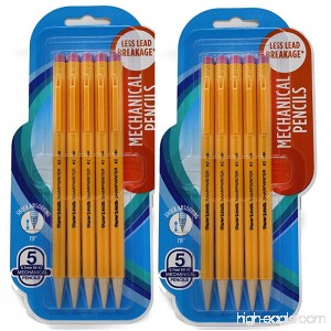 Papermate 3037631PP SharpWriter Mechanical Pencils Twistable Tip 0.7 Mm 2 Blisters of 5 Pencils Total 10 Pencils - B071Y7P2TV