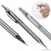 Professional Drafting Pencil 15 Pieces Metal Pencil Set Mechanical Pencil with Pencil Lead and Three Erasers for Writing Drawing Signature (0.5mm and 0.7mm). - B07DXNMB9P