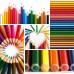 #1 PRO Colored Pencils Set With Wool Felt Wrap - Includes 24 Professional Adult Coloring Pencils Best Quality Pencil for Adults Coloring Book and Drawing - Top Choice of Pro Coloring Artists - B01D9DYOSS