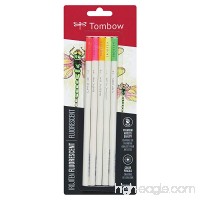 American Tombow 61532 Tombow Irojiten Colored Pencils  Fluorescent  5-Pack - B00DRIQIYE