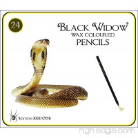 Black Widow Coloured Pencils for Adults the Best Colour Pencil Set for Adult Colouring Books A Quality 24 Piece Blackwood Drawing Kit Available to Use - B076JB76F7