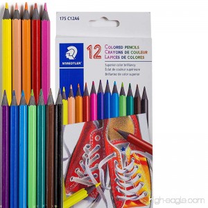 Colored Pencils 12 Unique Colors Polymer Extruded Coloring pencils For Adult Coloring Books And Artists Especially soft For Smooth Application and Blending Easy to Sharpen - B078WG27CH