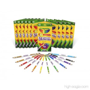 Crayola Bulk Erasable Colored Pencils Classpack 12 Packs of 12-Count - B01DGIKB9M