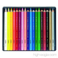 LYRA Color-Giants Lacquered Colored Pencils  6.25mm Cores  Set of 18  Assorted Colors (3941181) - B00524DZWO