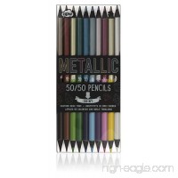 NPW-USA 50/50 Metallic Color Pencil Set  10-Count - B01D8RYZ5C