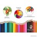 Positive Art Colored Pencils—60 Unique Colors Premium Pre-sharpened—Perfect for adult coloring books Drawing Sketching and Crafting Projects — Bold Vibrant Colors —3.3mm Precision Tips - B01JWJ3O84