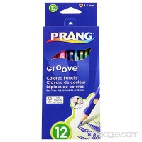 Prang Groove Presharpened 3.3mm Core Colored Pencils  Set of 12 Pencils (28112) - B00HVZUNT0
