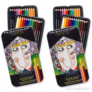 Prismacolor Premier Colored Pencils Soft Core 24-Count 2-Pack - B071F59MR3