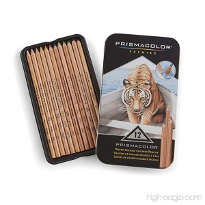 Sanford Prismacolor Premier Water-Soluble Colored Pencils 12 Pack - B0017DHIYK