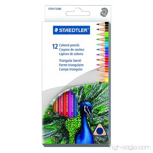 Staedtler 12CT Triangular Colored Pencils (1270 C12A603ID) - B010GJ8PF6