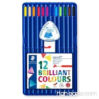Staedtler Ergosoft Colored Pencils  Set of 12 Colors in Stand-up Easel Case (157SB12) - B000FFT1KA