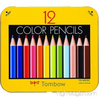 Tombow Mini Colored Pencil Set in Metal Tin  12-Pack - B0016GNR6Q