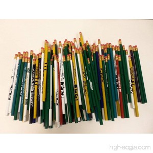144 Lot Misprint Pencils with Rubber Eraser #2 Lead Bulk Wholesale Lot - B00HSQAN6U