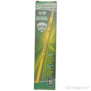 Dixon Ticonderoga #2 Pencils 1- 12 ct Box - B01IFZAI4O