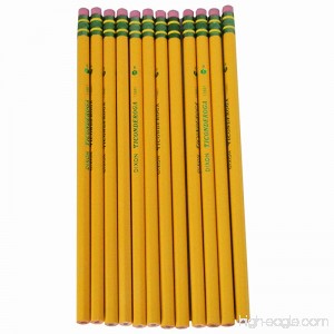 Dixon Ticonderoga Company Ticonderoga Pencil with Eraser No 1 Extra Soft Yellow (DIX13881) - B00E1CP9OU