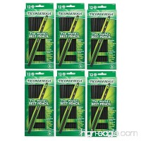 Dixon Ticonderoga Wood-Cased #2 Pencils  Case of 72  Black (13953) - B01KKTMUQW