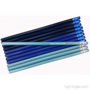 ezpencils - Personalized Shadows of Blue Hexagon Pencils - 12 pkg - ** FREE PERZONALIZATION ** - B00BHGTJJ4 id=ASIN