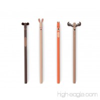Kikkerland Woodland Pencils  Set of 4 (4347) - B014RQCDUC