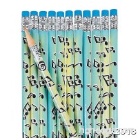 Musical Notes Pencils (2 dozen per unit) 7 1/2 - B01G42OLN4