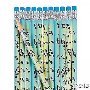 Musical Notes Pencils (2 dozen per unit) 7 1/2 - B01G42OLN4