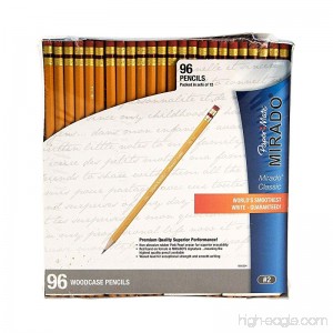 Paper Mate Mirado Woodcase Pencils HB #2 Yellow Barrel 96ct. - B01KV5RBUK