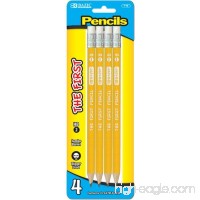 Set of 2 BAZIC #2 The First Jumbo Premium Yellow Pencil (4/pack) Total of 8 - B01EKE75L8