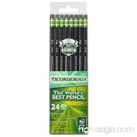 Ticonderoga Wood-Cased Graphite Pencils  2 HB Soft  Black  24 Count (13926) - B004X4KRPM