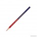 Uni-ball Vermilion Red and Prussian Blue Wooden Pencil - 5:5 - Hexagonal Body - Pack of 12 (japan import) - B001BL1T98