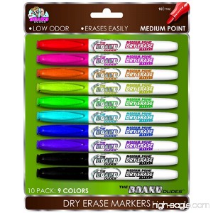 Board Dudes SRX Dry Erase Markers Medium Point 10-Count Assorted Colors. Packaging May Vary from Image (DDC99) - B0050I7KQ4