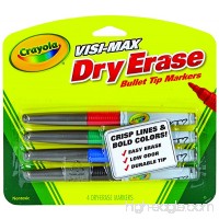 Crayola Dry Erase Markers (4 Count)  Visimax FL - B00IYDMBKM