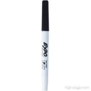 EXPO Low-Odor Dry-Erase Marker Ultra Fine Point Black 4/Pack - B00PZ9ZM1S