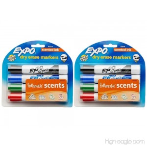 EXPO Scented Dry Erase Markers Chisel Tip Assorted Colors 8-Piece - B07CCN5TS4