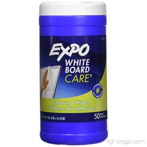Expo White Board Care Cleaning Wipes 8x5.5 50 Count - B001B0GYZ8