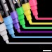 Fluorescent Markers 12 Pack with 60 Pcs of Multi-Size Chalkboard Labels Reversible Tips - Non-Toxic Odorless Erasable - B07DQF7DZ4