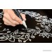 Loddie Doddie 4ct Bright White Chalk Markers for use on Chalk Dry Erase and Glass Surfaces and More! - B075L3Q34T