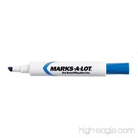 Marks-A-Lot Dry Erase Marker  Blue  Pack of 12 (24406) - B00006IFEM