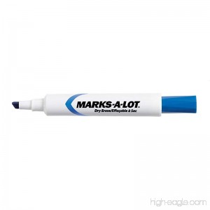 Marks-A-Lot Dry Erase Marker Blue Pack of 12 (24406) - B00006IFEM