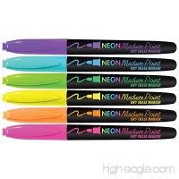 The Board Dudes CYJ58 Medium Point Dry Erase Markers - Neon  6 count - B00O2GZT36